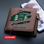 Hawaii Rainbow Warriors Men’s Leather Wallet
