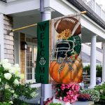 Hawaii Rainbow Warriors Welcome Fall Football Garden Flag – Double Sided Printed