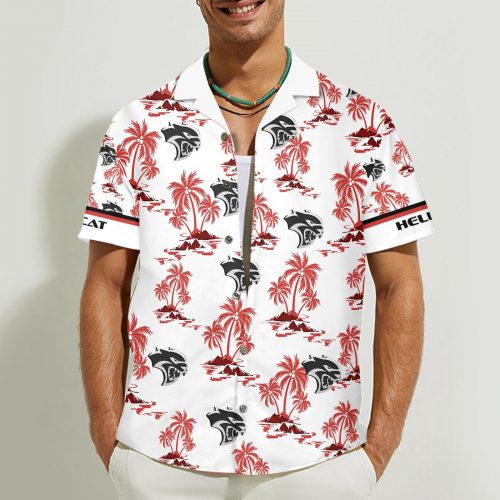 Hellcat 3D Button 3D Button Hawaiian Shirt Gift for Men Dad Father Gift for Men Dad Father