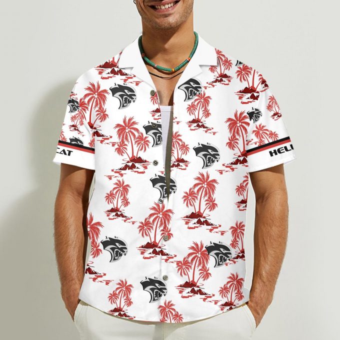 Hellcat 3D Button 3D Button Hawaiian Shirt Gift for Men Dad Father Gift for Men Dad Father