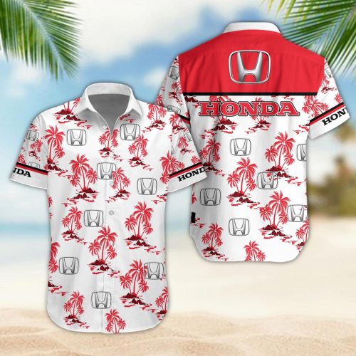 Honda 3D Button 3D Button Hawaiian Shirt Gift for Men Dad Father Gift for Men Dad Father