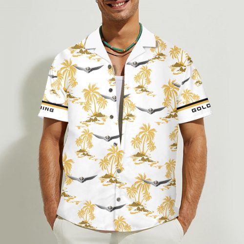 Honda goldwing 3D Button 3D Button Hawaiian Shirt Gift for Men Dad Father Gift for Men Dad Father