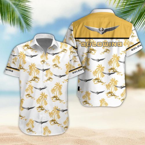 Honda goldwing 3D Button 3D Button Hawaiian Shirt Gift for Men Dad Father Gift for Men Dad Father