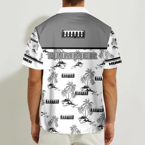Hummer 3D Button 3D Button Hawaiian Shirt Gift for Men Dad Father Gift for Men Dad Father