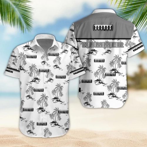 Hummer 3D Button 3D Button Hawaiian Shirt Gift for Men Dad Father Gift for Men Dad Father