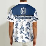 Husqvarna 3D Button 3D Button Hawaiian Shirt Gift for Men Dad Father Gift for Men Dad Father