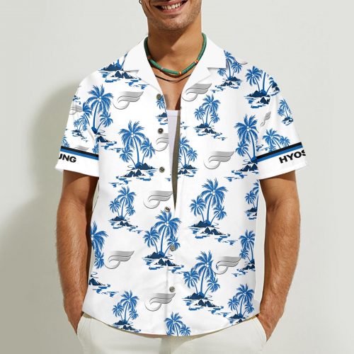 Hyosung 3D Button 3D Button Hawaiian Shirt Gift for Men Dad Father Gift for Men Dad Father