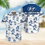 Hyundai 3D Button 3D Button Hawaiian Shirt Gift for Men Dad Father Gift for Men Dad Father