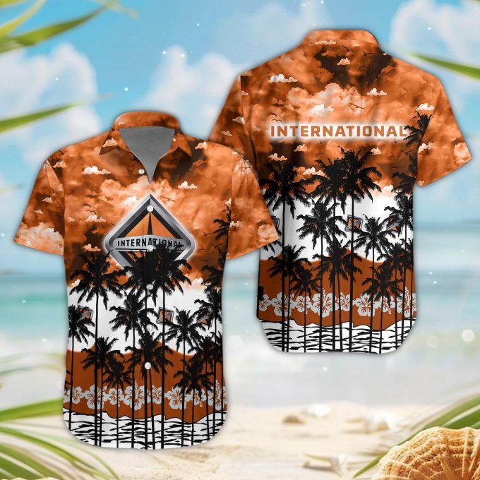 International 3D Button Hawaii Shirt Gift for Men Dad Father