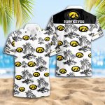 Iowa Hawkeyes 3D Button Hawaii Shirt Gift for Men Dad Father