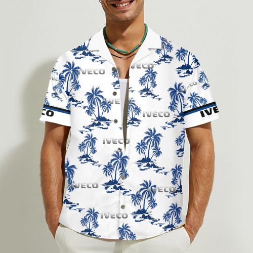 Iveco 3D Button 3D Button Hawaiian Shirt Gift for Men Dad Father Gift for Men Dad Father