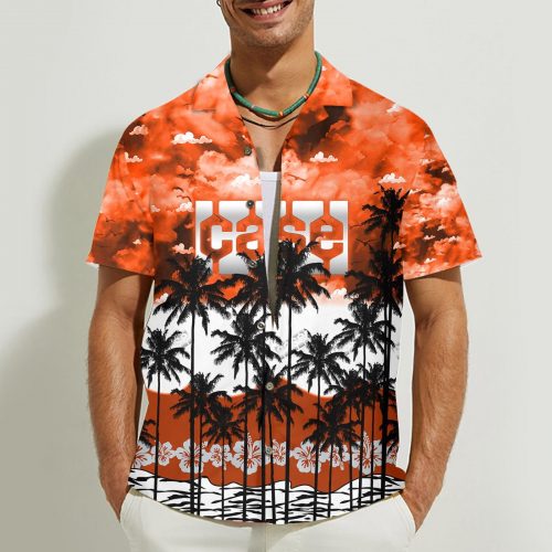 J.I. Case 3D Button Hawaii Shirt Gift for Men Dad Father