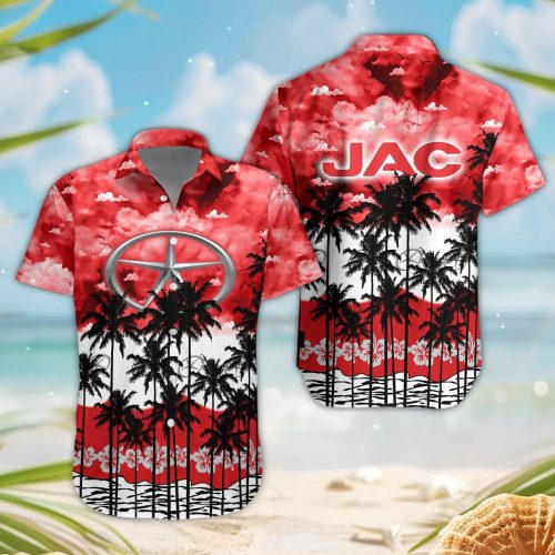 JAC 3D Button Hawaii Shirt Gift for Men Dad Father