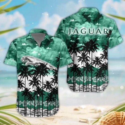 Jaguar 3D Button Hawaii Shirt Gift for Men Dad Father