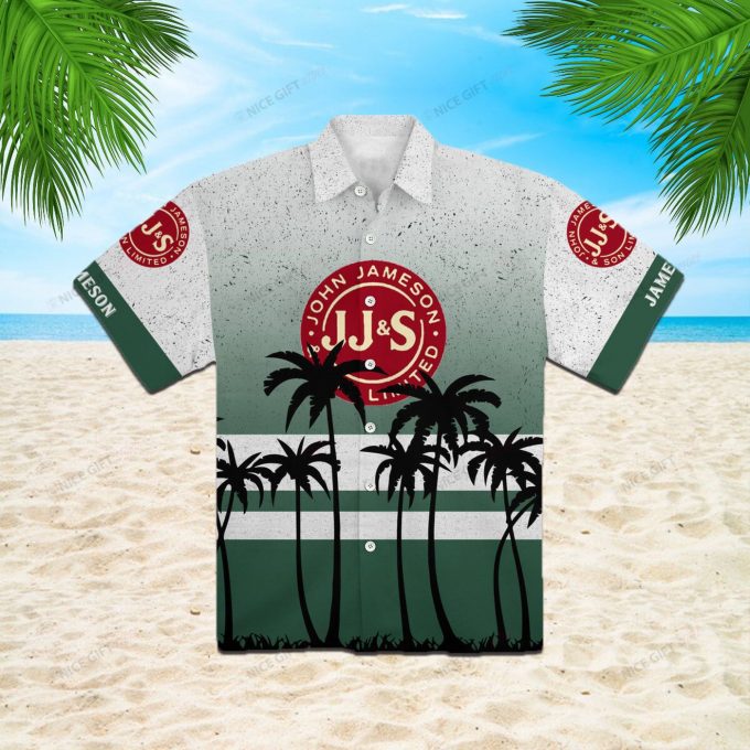 Jameson Irish Whiskey 3D Button 3D Button Hawaiian Shirt Gift for Men Dad Father Gift for Men Dad Father 3HS-D0F6