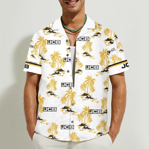 JCB 3D Button 3D Button Hawaiian Shirt Gift for Men Dad Father Gift for Men Dad Father