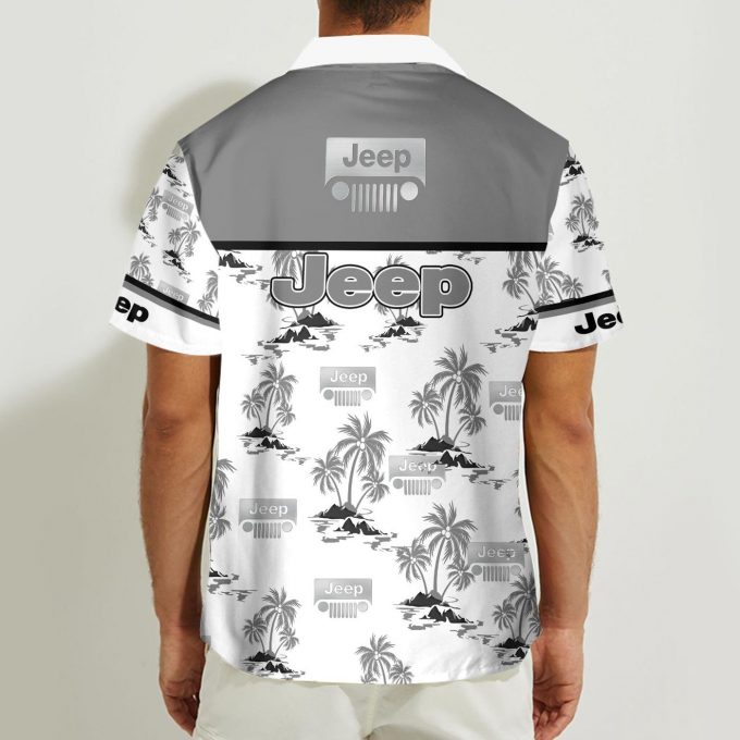 Jeep 3D Button 3D Button Hawaiian Shirt Gift for Men Dad Father Gift for Men Dad Father