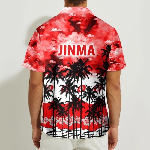 Jinma 3D Button Hawaii Shirt Gift for Men Dad Father