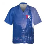 Joel Embiid Stars Player Philadelphia 76ers Print 3D 3D Button 3D Button Hawaiian Shirt Gift for Men Dad Father Gift for Men Dad Father