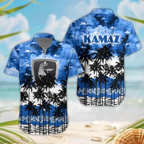 Kamaz 3D Button Hawaii Shirt Gift for Men Dad Father
