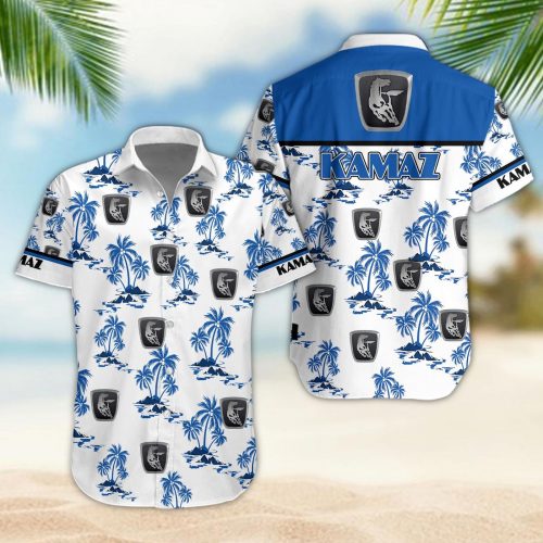 Kamaz 3D Button 3D Button Hawaiian Shirt Gift for Men Dad Father Gift for Men Dad Father