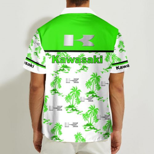Kawasaki 3D Button 3D Button Hawaiian Shirt Gift for Men Dad Father Gift for Men Dad Father