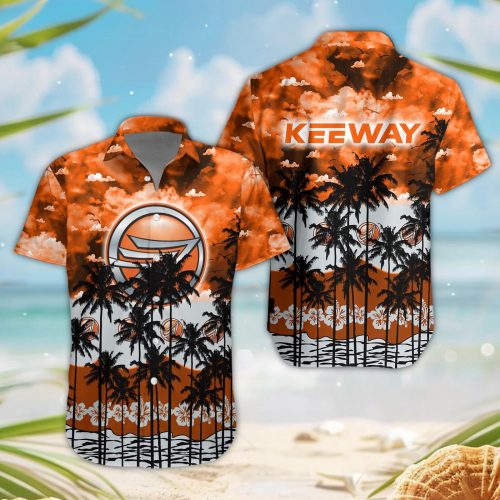 Keeway 3D Button Hawaii Shirt Gift for Men Dad Father