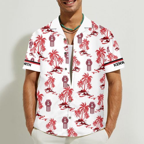 Kenworth 3D Button 3D Button Hawaiian Shirt Gift for Men Dad Father Gift for Men Dad Father