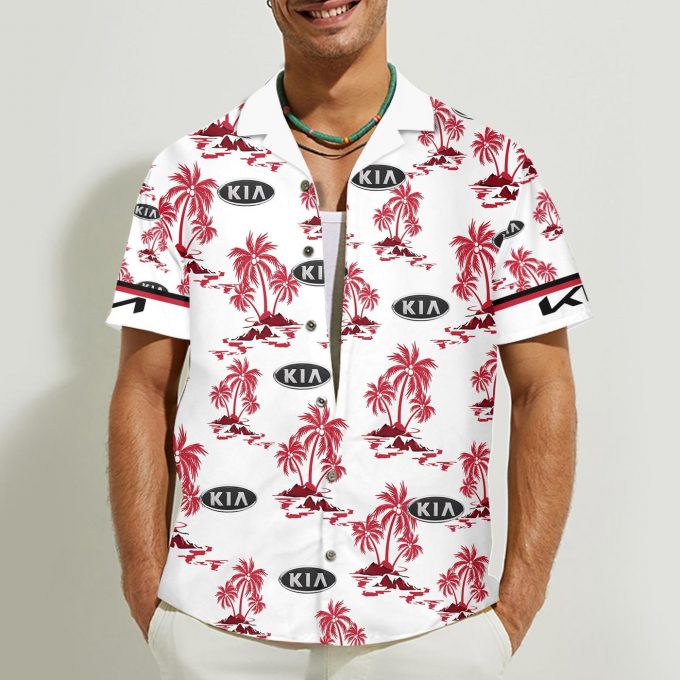 Kia 3D Button 3D Button Hawaiian Shirt Gift for Men Dad Father Gift for Men Dad Father