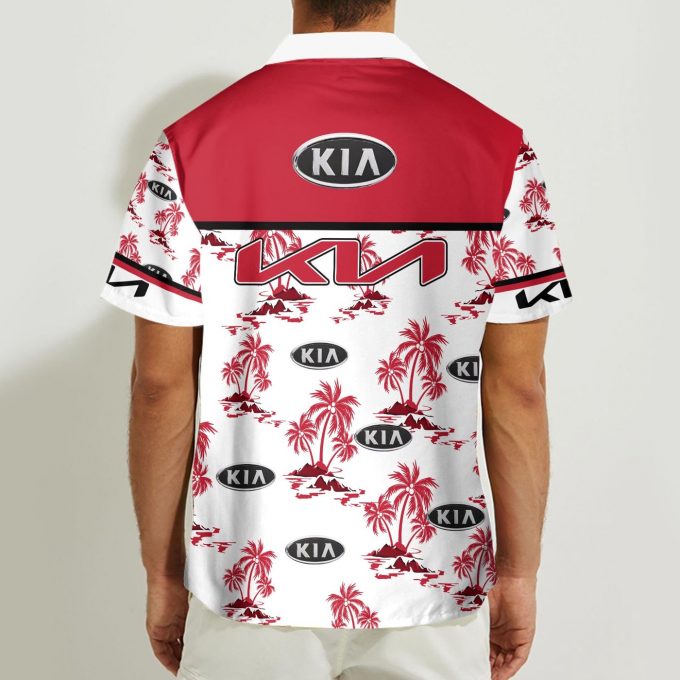Kia 3D Button 3D Button Hawaiian Shirt Gift for Men Dad Father Gift for Men Dad Father