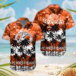 Kubota 3D Button Hawaii Shirt Gift for Men Dad Father