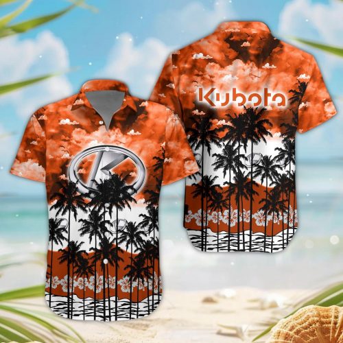 Kubota 3D Button Hawaii Shirt Gift for Men Dad Father