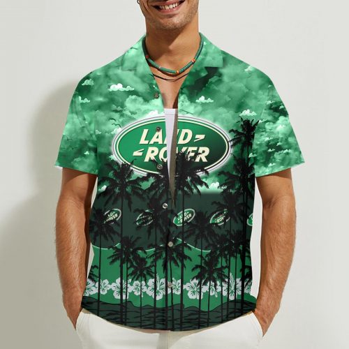 Land-Rover 3D Button Hawaii Shirt Gift for Men Dad Father