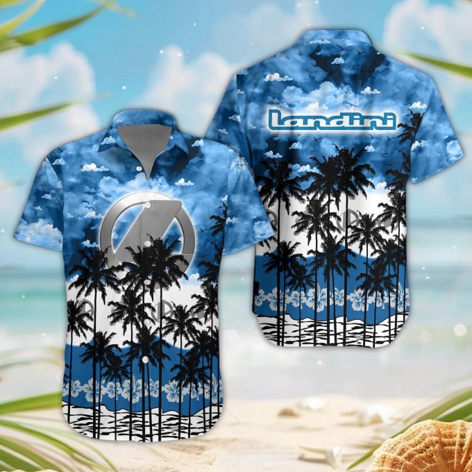 Landini 3D Button Hawaii Shirt Gift for Men Dad Father