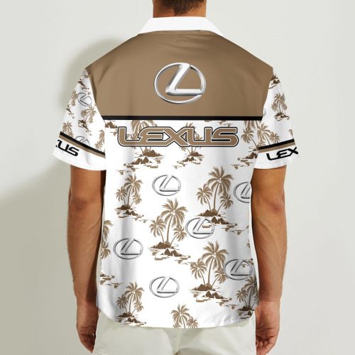 Lexus 3D Button 3D Button Hawaiian Shirt Gift for Men Dad Father Gift for Men Dad Father