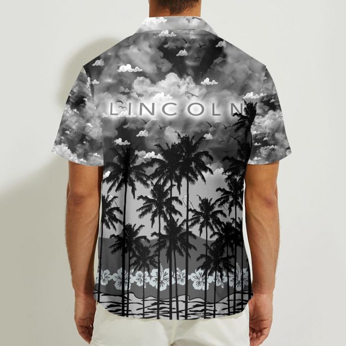 Lincoln 3D Button Hawaii Shirt Gift for Men Dad Father