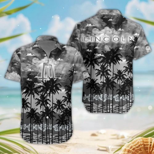Lincoln 3D Button Hawaii Shirt Gift for Men Dad Father