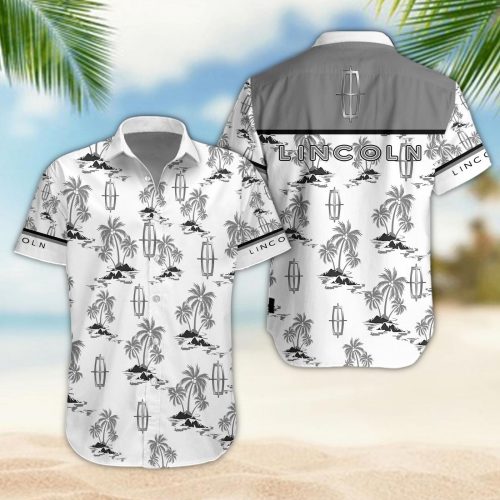 Lincoln 3D Button 3D Button Hawaiian Shirt Gift for Men Dad Father Gift for Men Dad Father