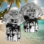 Los Angeles Kings 3D Button Hawaii Shirt Gift for Men Dad Father