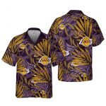 Los Angeles Lakers 3D Button 3D Button Hawaiian Shirt Gift for Men Dad Father Gift for Men Dad Father V27