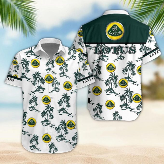 Lotus 3D Button 3D Button Hawaiian Shirt Gift for Men Dad Father Gift for Men Dad Father