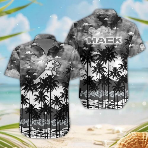 Mack 3D Button Hawaii Shirt Gift for Men Dad Father
