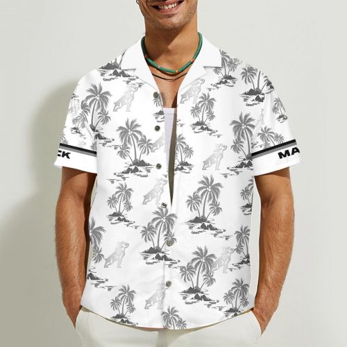 Mack 3D Button 3D Button Hawaiian Shirt Gift for Men Dad Father Gift for Men Dad Father