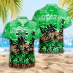 Marshall Thundering Herd 3D Button 3D Button Hawaiian Shirt Gift for Men Dad Father Gift for Men Dad Father Trending Summer