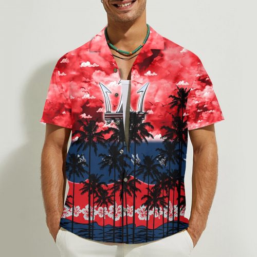 Maserati 3D Button Hawaii Shirt Gift for Men Dad Father