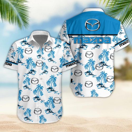 Mazda 3D Button 3D Button Hawaiian Shirt Gift for Men Dad Father Gift for Men Dad Father