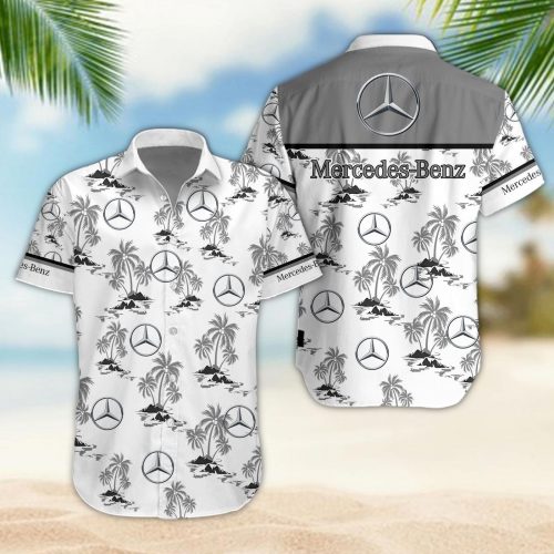 Mercedes-Benz 3D Button 3D Button Hawaiian Shirt Gift for Men Dad Father Gift for Men Dad Father