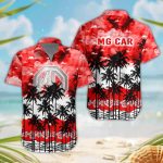 MG 3D Button Hawaii Shirt Gift for Men Dad Father