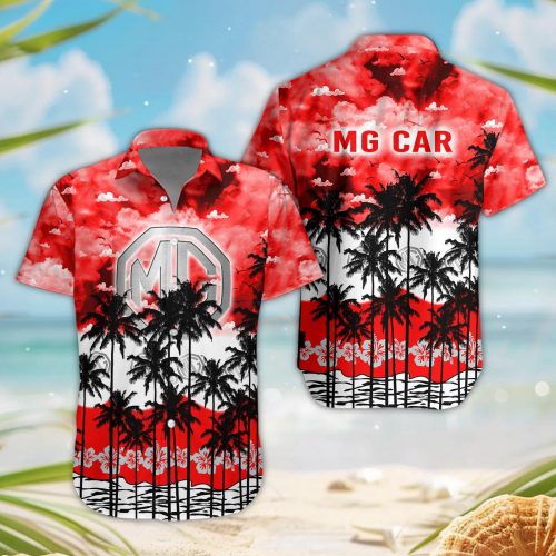 MG 3D Button Hawaii Shirt Gift for Men Dad Father