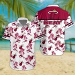 Miami Heat 3D Button Hawaii Shirt Gift for Men Dad Father